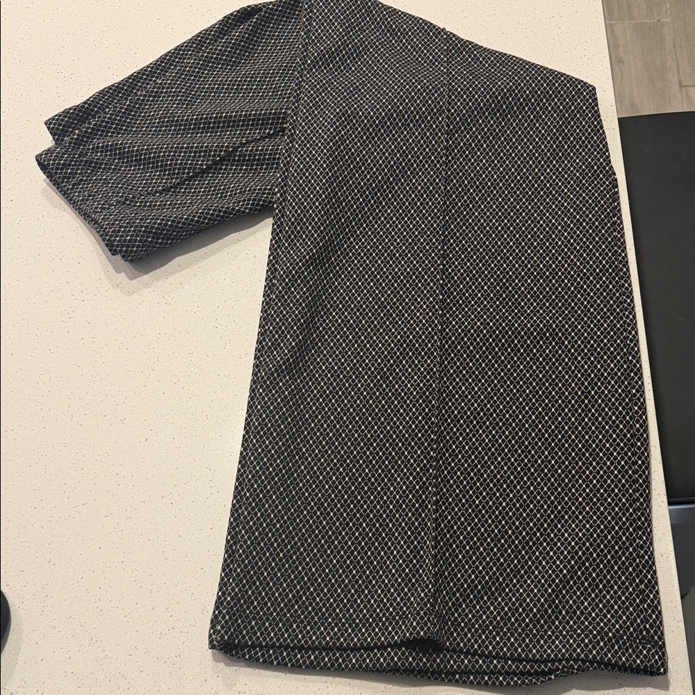 Max Studio Black and White Wide Leg Pants